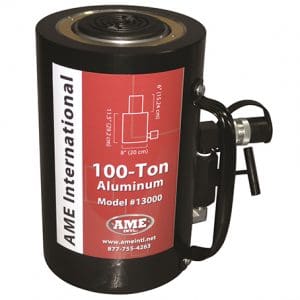 100 TON ALUMINUM JACK 6" STROKE 13000 AME
