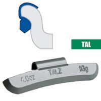 PESÉE CLIPPÉE STYLE "TAL" EN ZINC PLASTIFIÉ