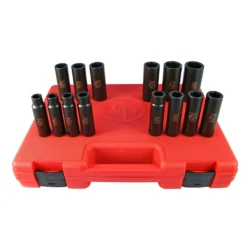 1/2"DR 14 PCS METRIC DEEP SOCKET SET
