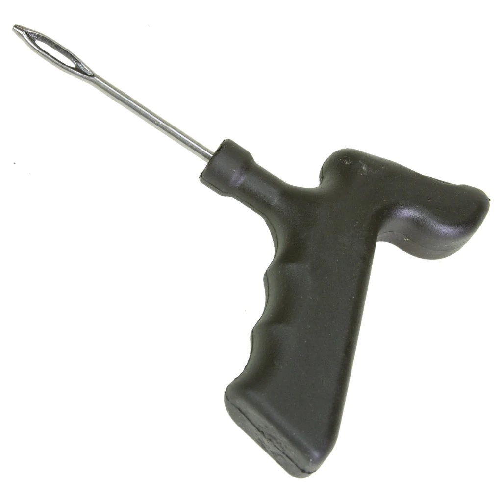 SPLIT-EYE INSERT NEEDLE WITH PISTOL-GRIP