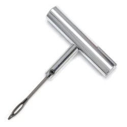 SPLIT-EYE INSERT NEEDLE WITH T-HANDLE CHROME