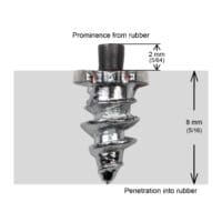 CRAMPONS A VIS POUR PNEUS 6MM