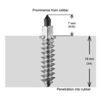 CRAMPONS A VIS POUR PNEUS 28MM