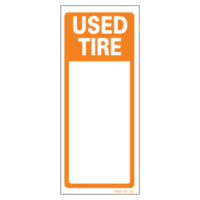 USED TIRE LABEL (250)