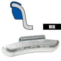 PESÉE CLIPPÉE STYLE "REG" EN FER PLASTIFIÉ