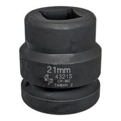 1" DRIVE X 21MM SQUARE IMPACT SOCKET
